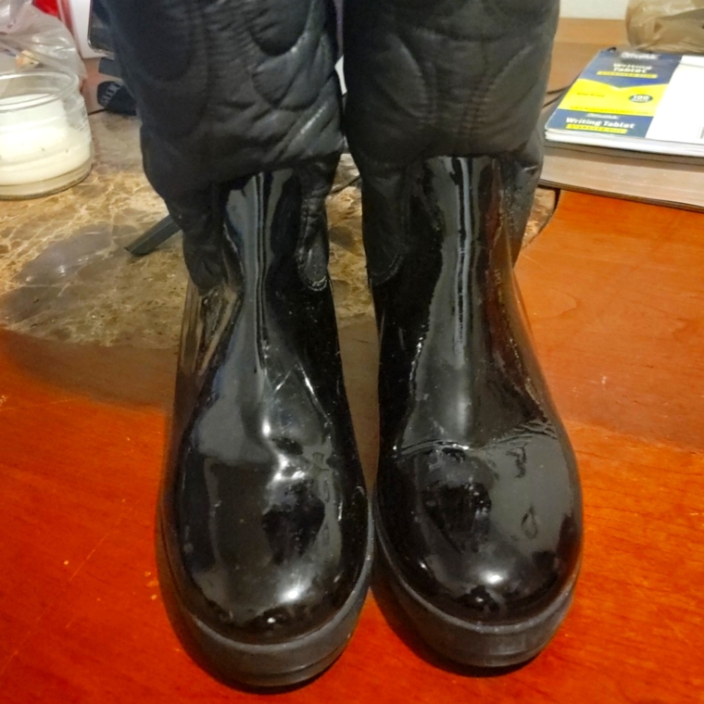 Coach wmns winter boots sz 7